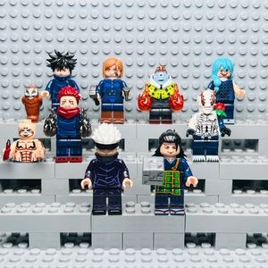 Jujutsu Kaisen Custom Minifigures Lot of 8